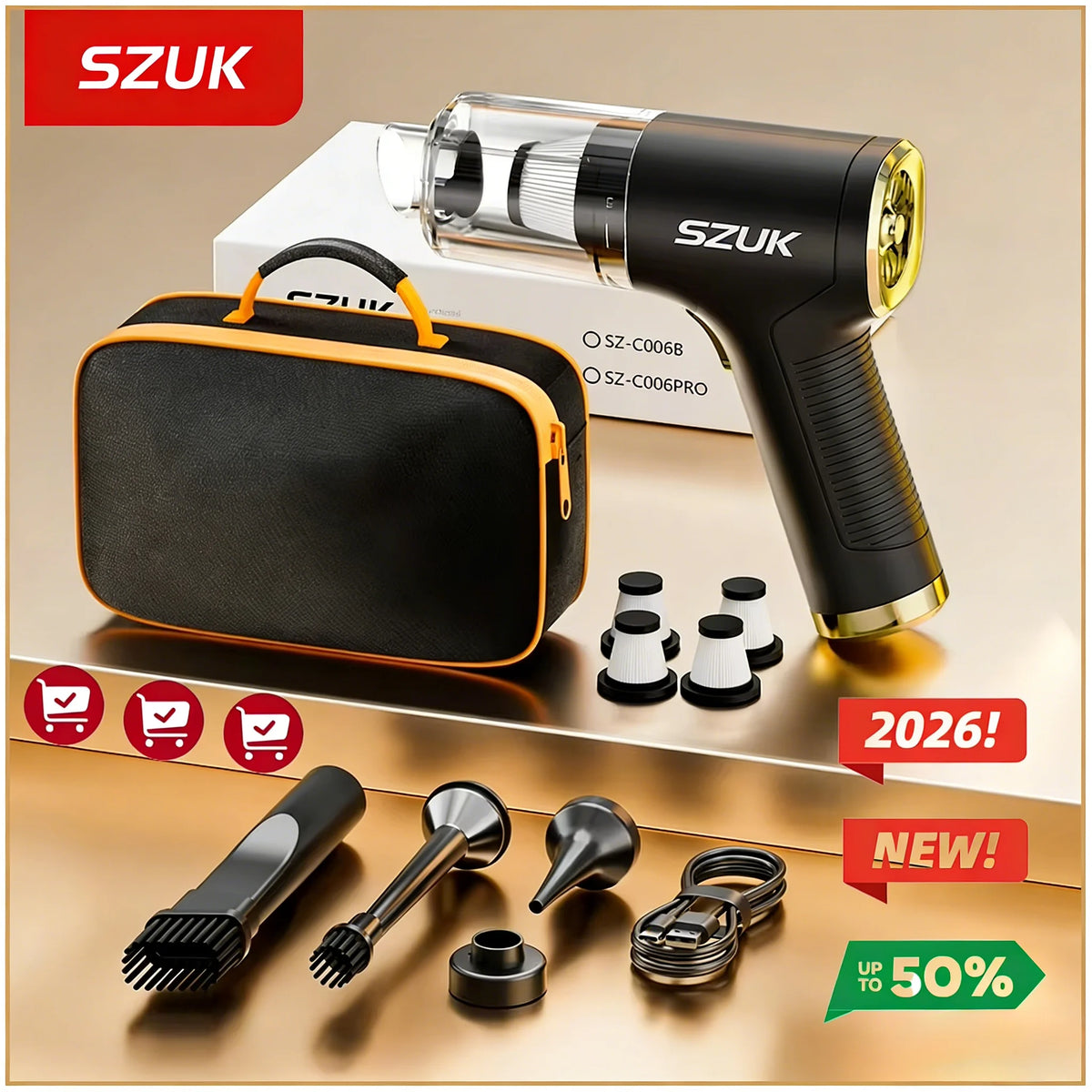 Cordless Handheld Vacuum Cleaner & Air Blower