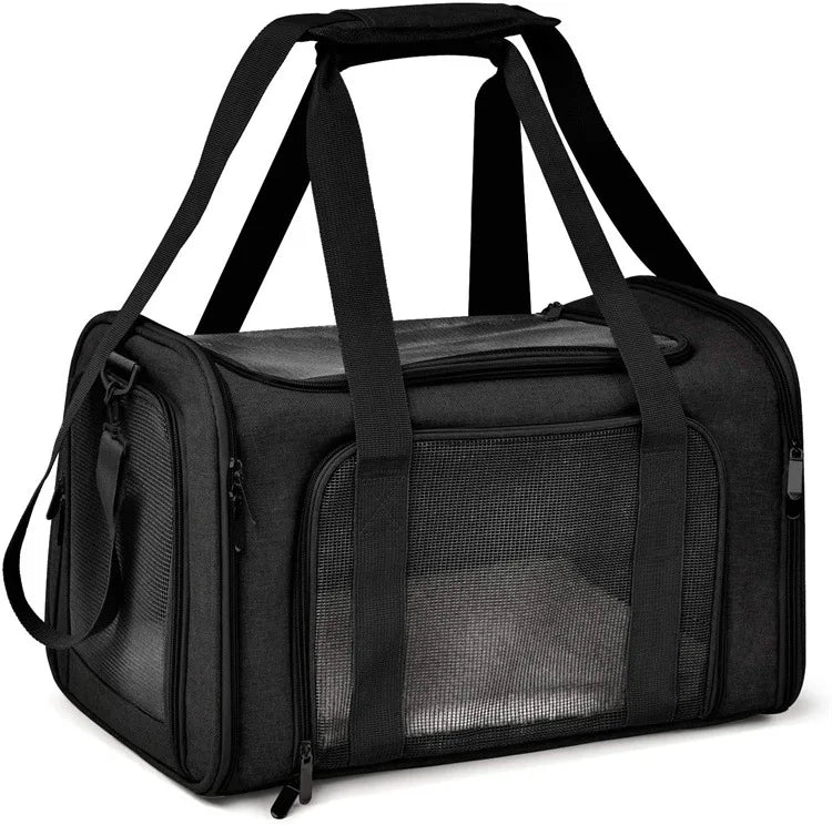 Collapsible Pet Carrier Bag – Travel Carrier for Cats & Small Dogs