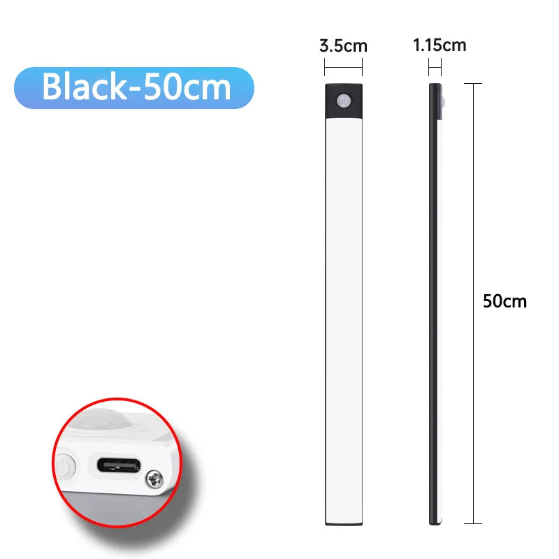 USB Rechargeable Motion Sensor Under-Cabinet Light