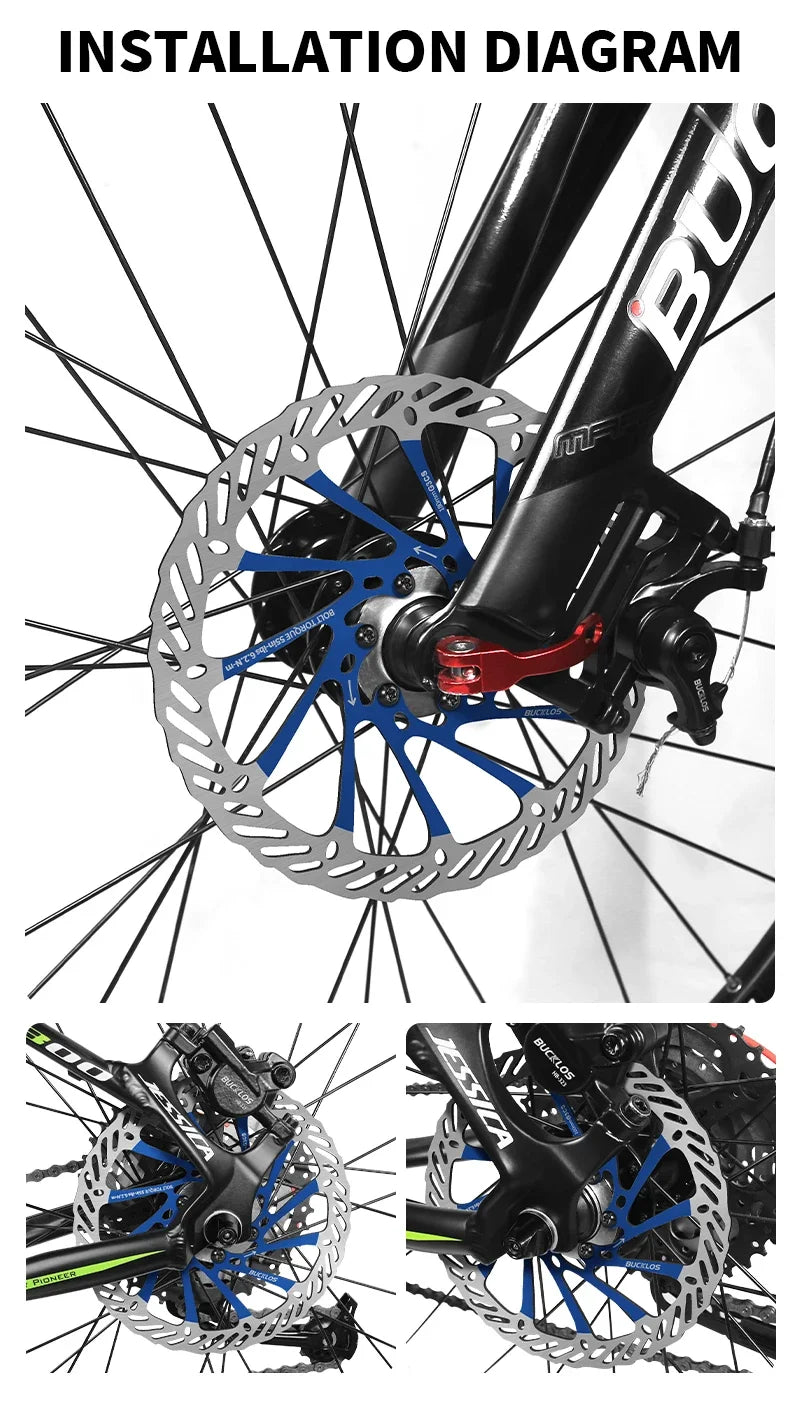 MTB Hydraulic Disc Brake Rotor – 160/180/203mm Bicycle Brake Disc
