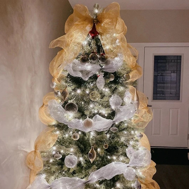 Merry Christmas Decorative Ribbon – Festive Tree & Holiday Décor
