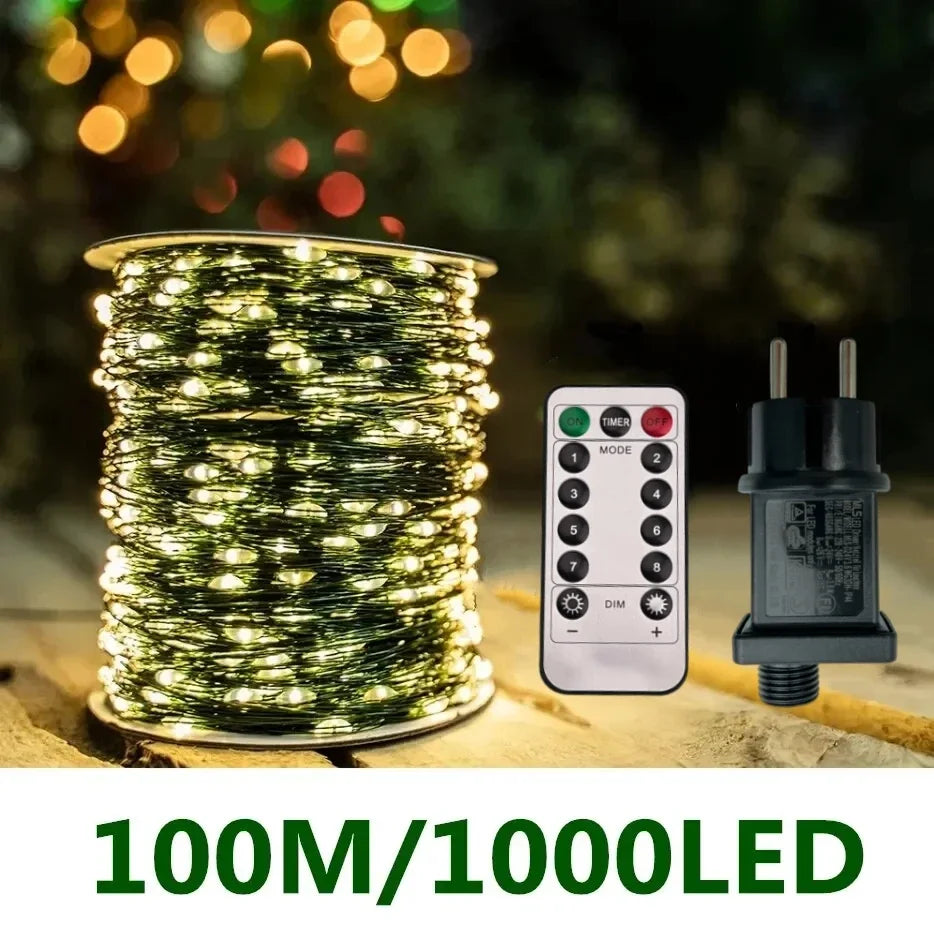 LED Fairy String Lights – Indoor & Outdoor Christmas Decorations