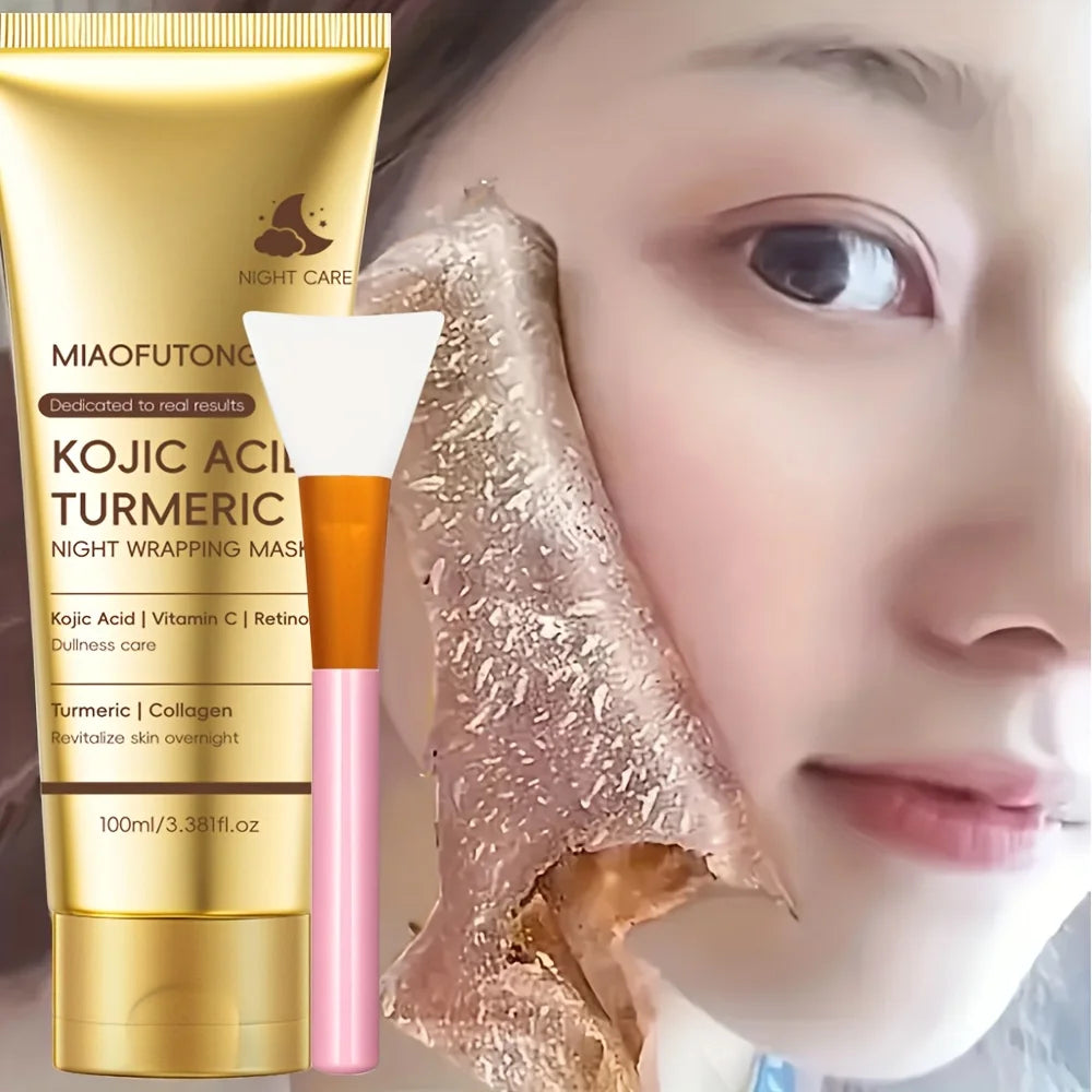 Kojic Acid & Turmeric Overnight Peel-Off Facial Mask
