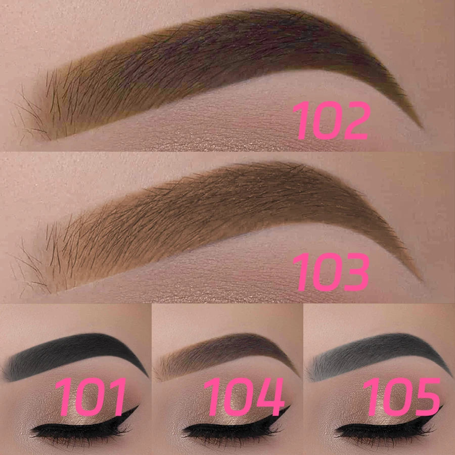 2-in-1 Waterproof Eyebrow Pencil & Brush – Long-Lasting