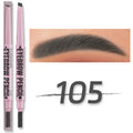 2-in-1 Waterproof Eyebrow Pencil & Brush – Long-Lasting