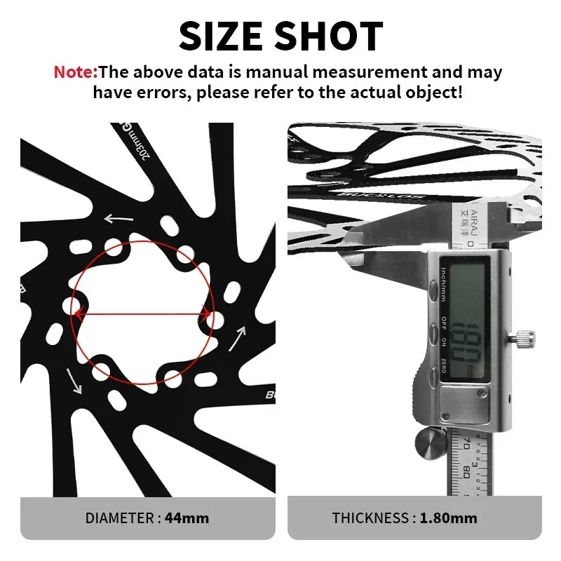 MTB Hydraulic Disc Brake Rotor – 160/180/203mm Bicycle Brake Disc
