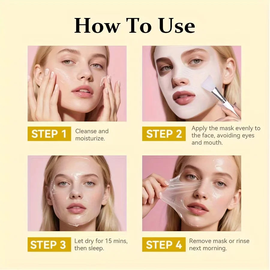 Kojic Acid & Turmeric Overnight Peel-Off Facial Mask