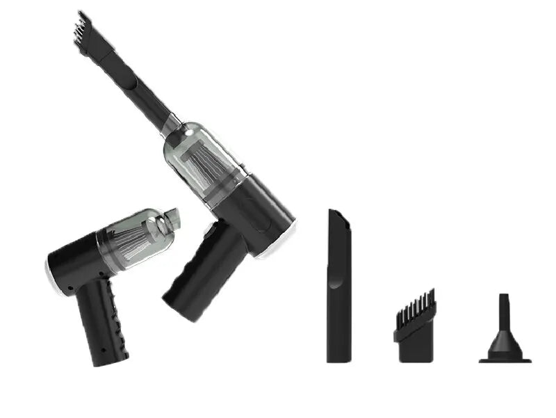 Portable Cordless Car Vacuum Cleaner – USB Rechargeable