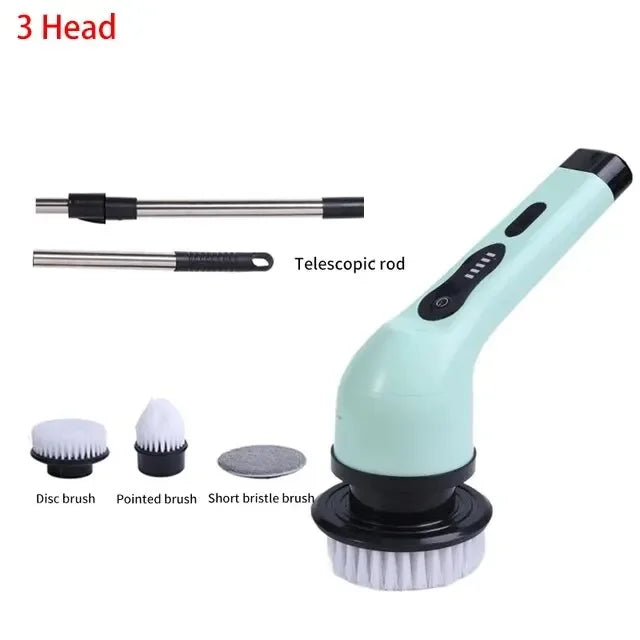 Cordless Electric Spin Scrubber – Multi-Purpose Cleaning Brush