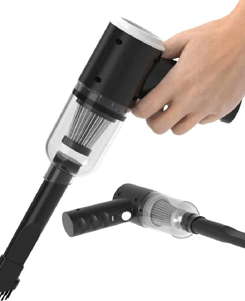 Portable Cordless Car Vacuum Cleaner – USB Rechargeable