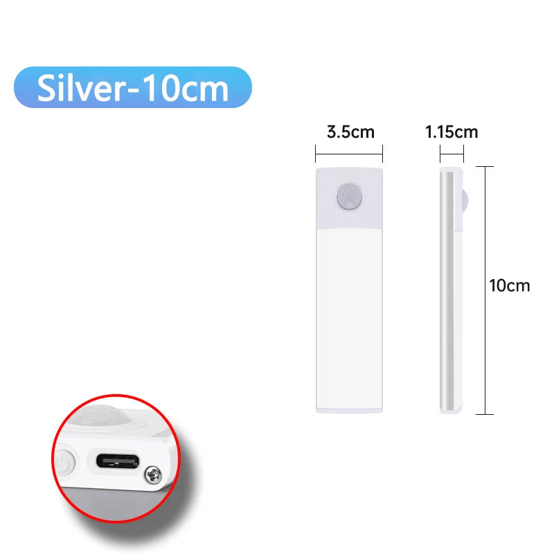 USB Rechargeable Motion Sensor Under-Cabinet Light