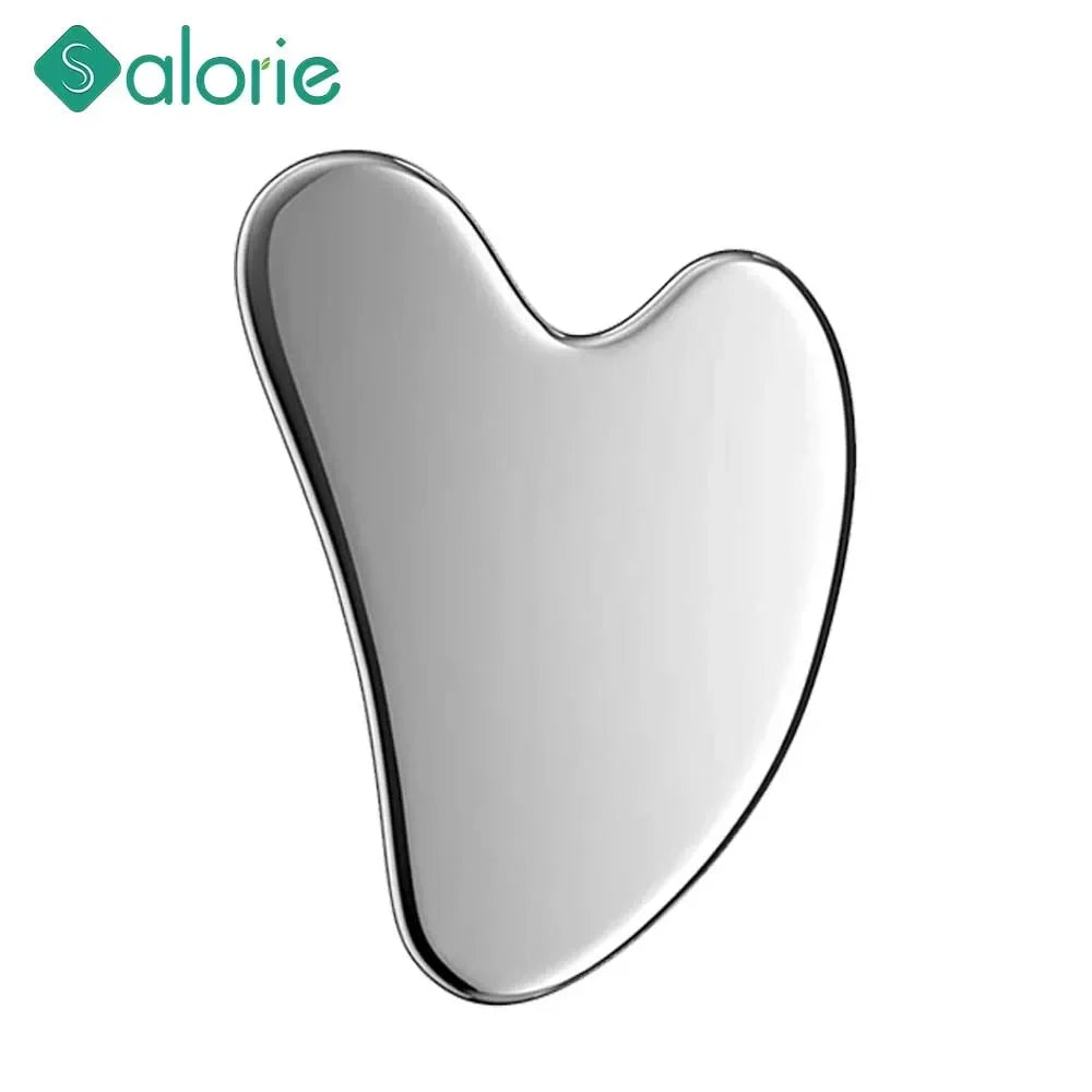 Gua Sha Board – Stainless Steel Facial & Body Massage Scraper