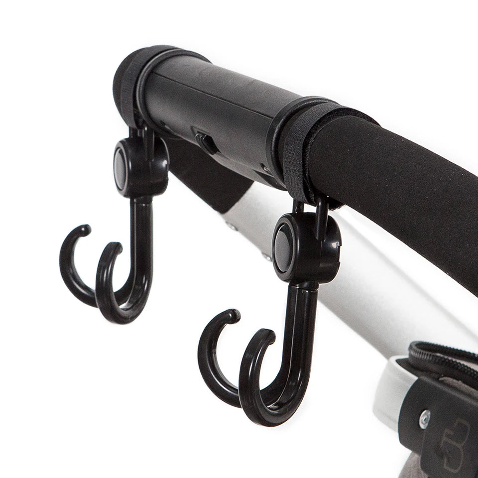 Baby Stroller Hooks – 360° Rotatable Pram Organizer Hooks