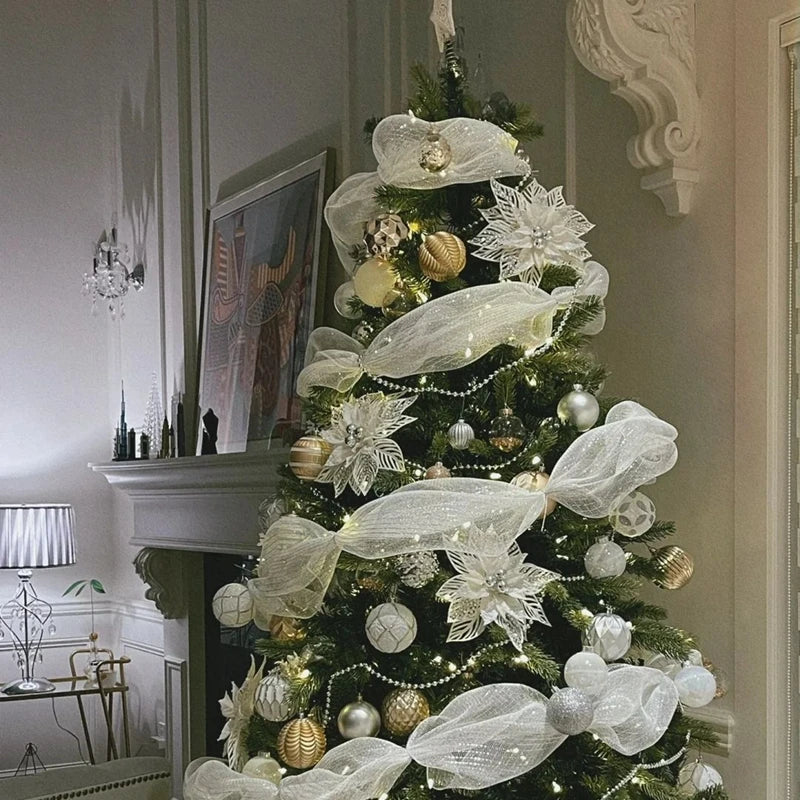 Merry Christmas Decorative Ribbon – Festive Tree & Holiday Décor
