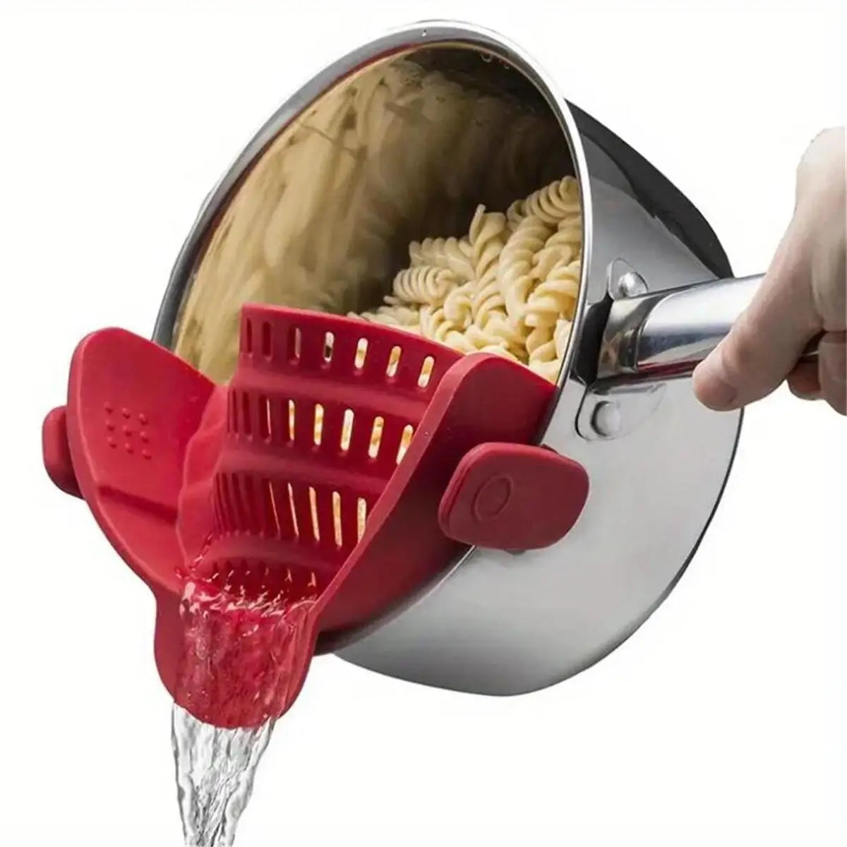 Adjustable Clip-On Pot Strainer – Kitchen Sink & Cooking Colander