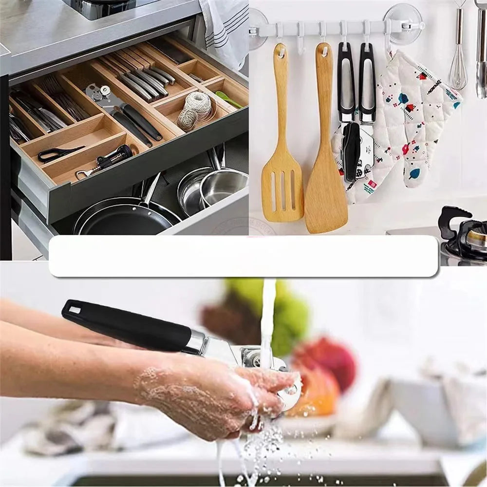 Stainless Steel Multifunctional Can & Bottle Opener