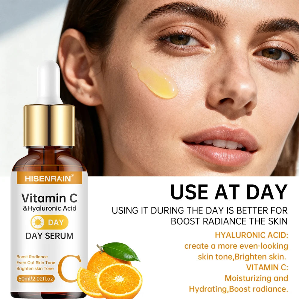 Vitamin C + Retinol + Hyaluronic Acid Serum – Brightening & Hydratin
