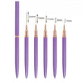 5pcs Nail Art Liner Brush Set – UV Gel Nail Art Brushes