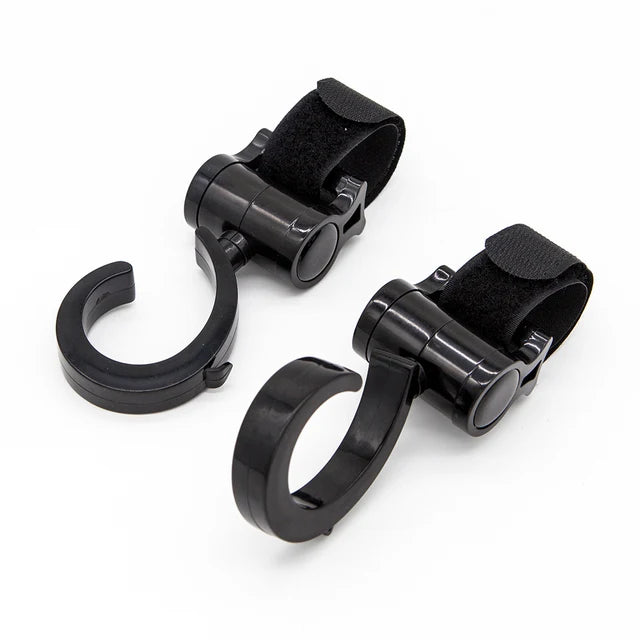 Baby Stroller Hooks – 360° Rotatable Pram Organizer Hooks