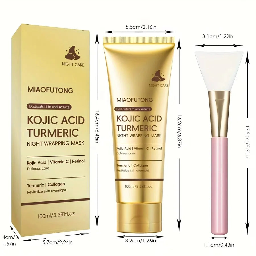 Kojic Acid & Turmeric Overnight Peel-Off Facial Mask