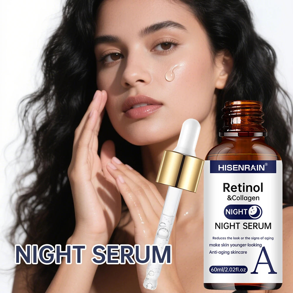 Vitamin C + Retinol + Hyaluronic Acid Serum – Brightening & Hydratin