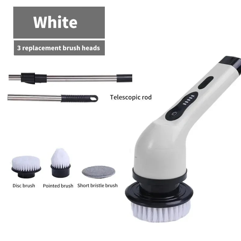 Cordless Electric Spin Scrubber – Multi-Purpose Cleaning Brush