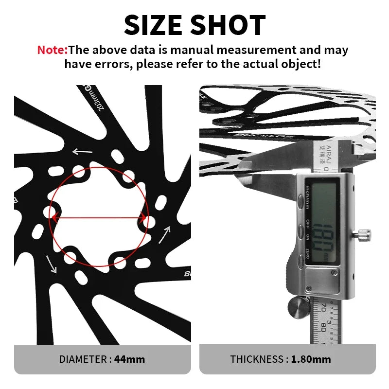 MTB Hydraulic Disc Brake Rotor – 160/180/203mm Bicycle Brake Disc