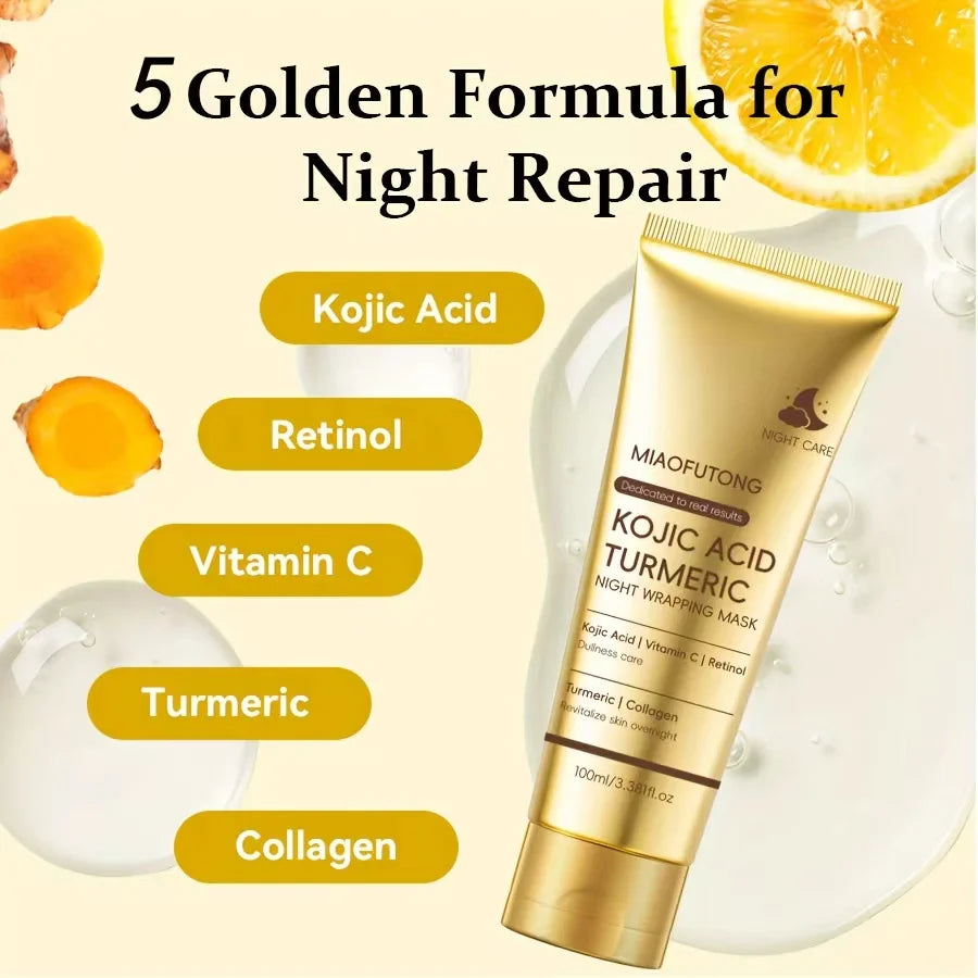 Kojic Acid & Turmeric Overnight Peel-Off Facial Mask