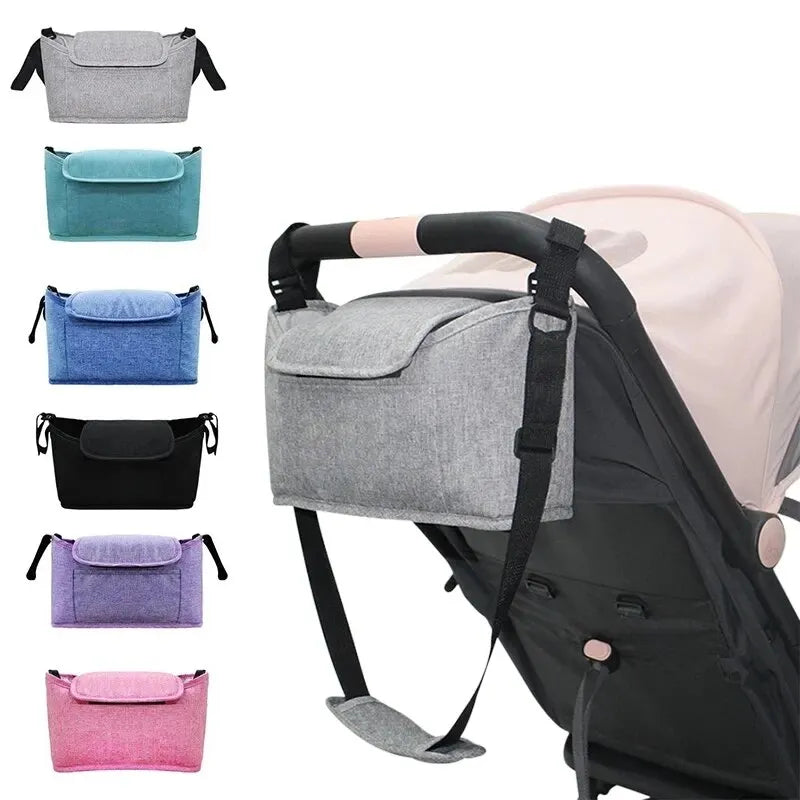 Baby Stroller Organizer Bag – Diaper & Bottle Storage