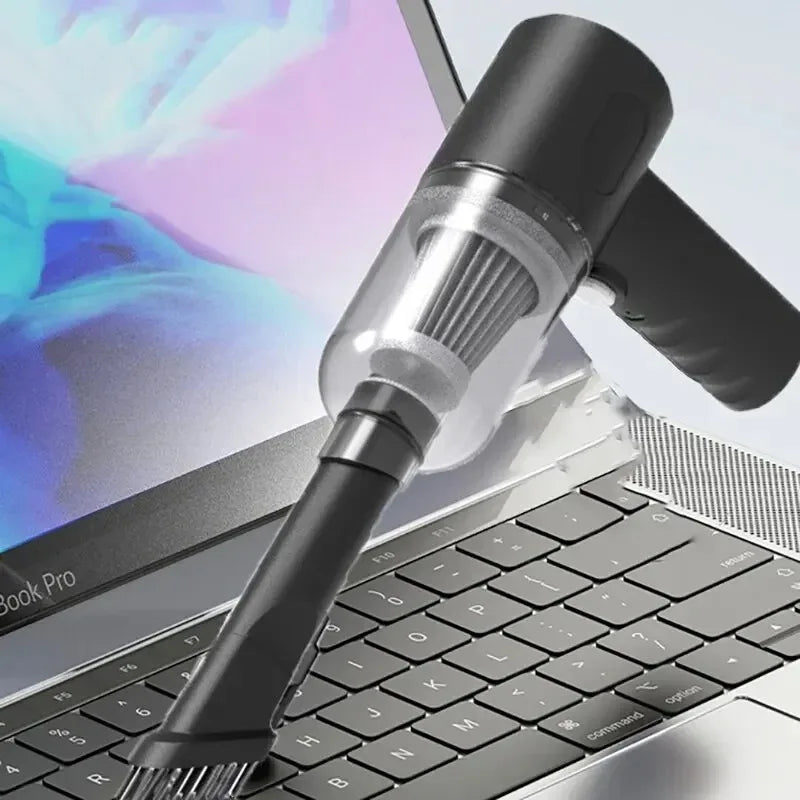 Portable Cordless Car Vacuum Cleaner – USB Rechargeable
