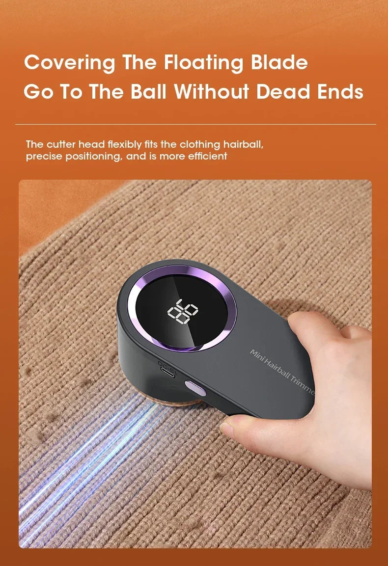 Portable Electric Lint Remover – Rechargeable Fabric Shaver