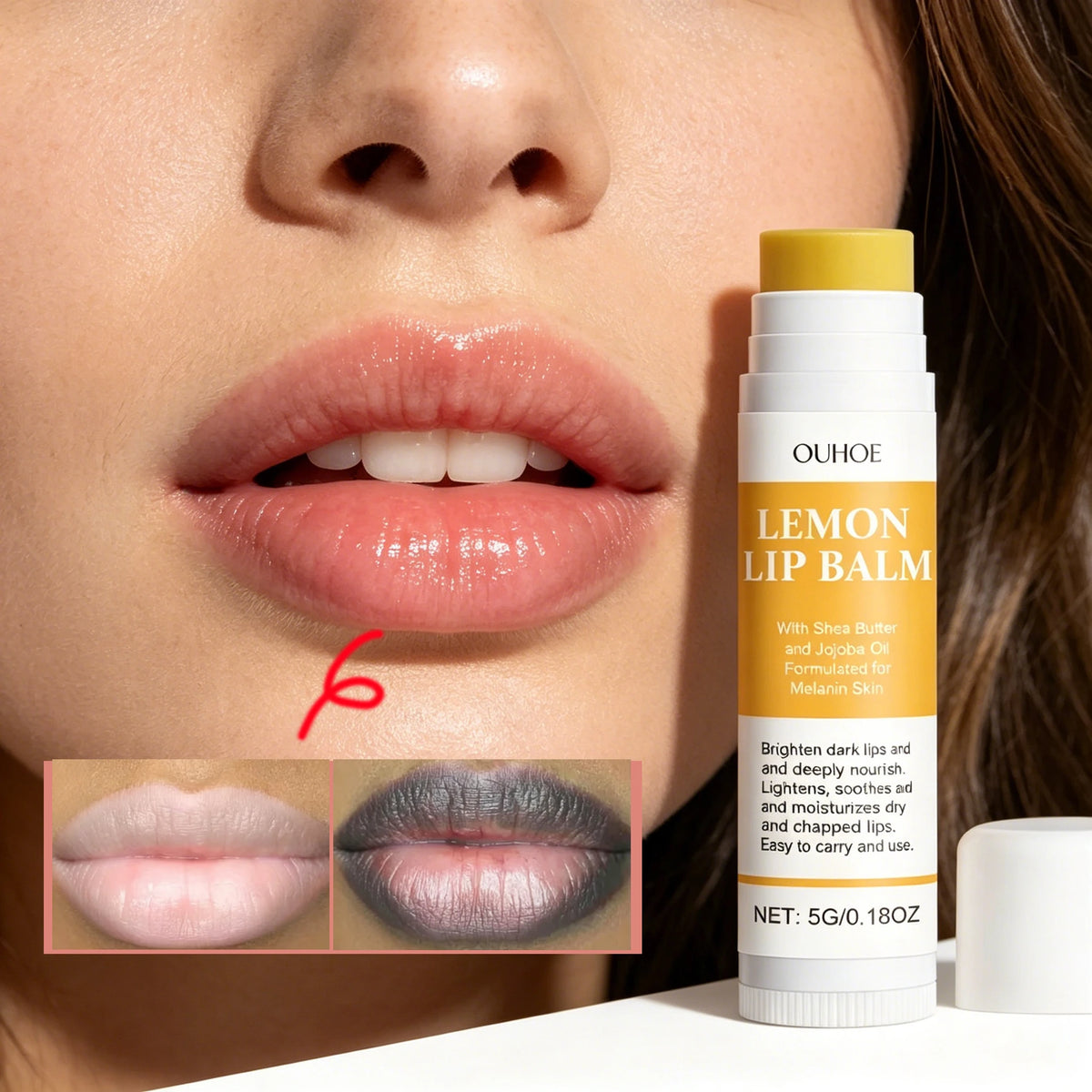Dark Lip Care & Moisturizing Balm