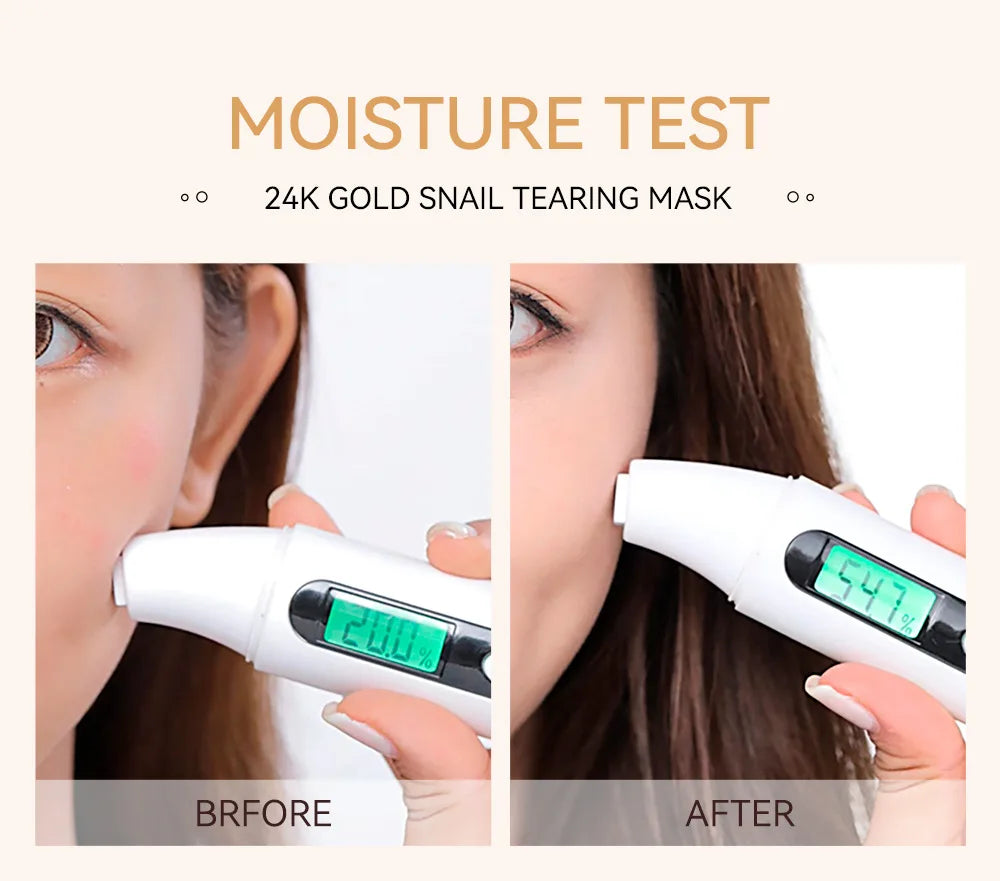 LAIKOU 24K Gold Sakura Peeling Face Mask – Facial Peel-Off Mask