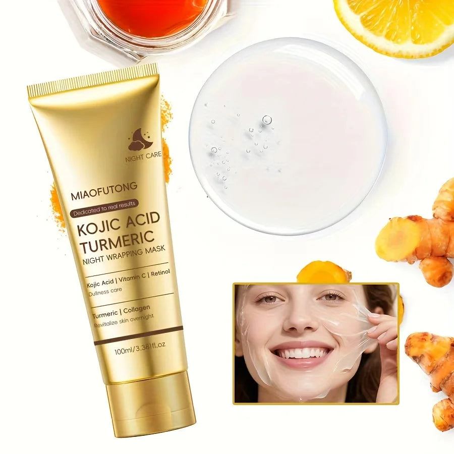 Kojic Acid & Turmeric Overnight Peel-Off Facial Mask