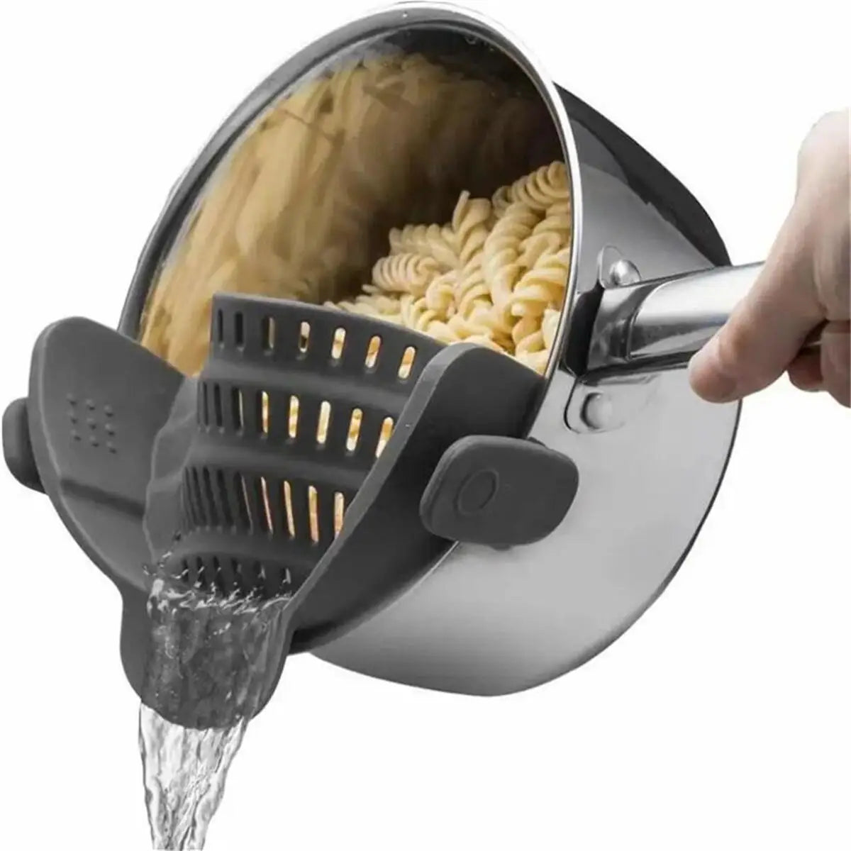 Adjustable Clip-On Pot Strainer – Kitchen Sink & Cooking Colander
