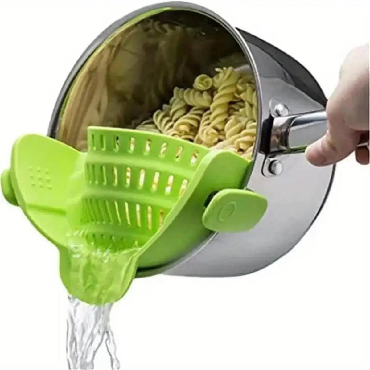 Adjustable Clip-On Pot Strainer – Kitchen Sink & Cooking Colander