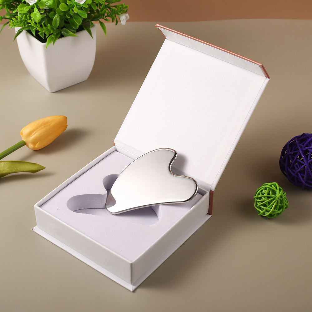 Gua Sha Board – Stainless Steel Facial & Body Massage Scraper