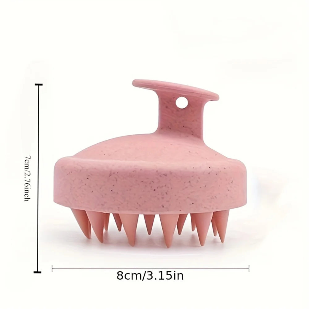 Silicone Scalp Massager Shampoo Brush – Hair Washing & Scalp Care