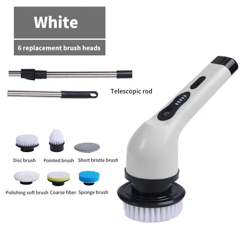Cordless Electric Spin Scrubber – Multi-Purpose Cleaning Brush