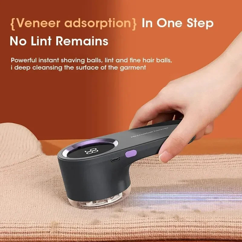 Portable Electric Lint Remover – Rechargeable Fabric Shaver