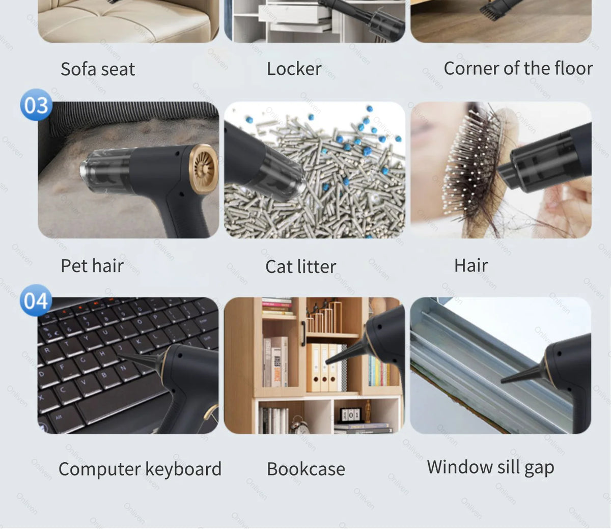 Cordless Handheld Vacuum Cleaner & Air Blower