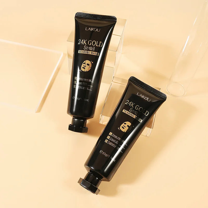 LAIKOU 24K Gold Sakura Peeling Face Mask – Facial Peel-Off Mask