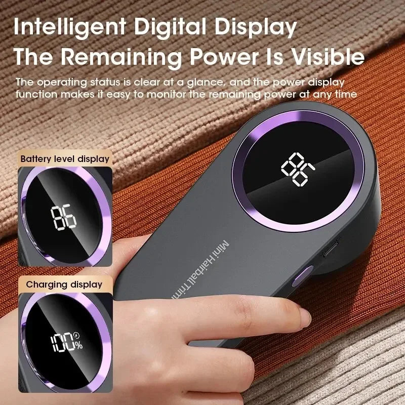 Portable Electric Lint Remover – Rechargeable Fabric Shaver