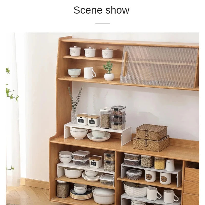 Adjustable Kitchen Cabinet Shelf Organizer