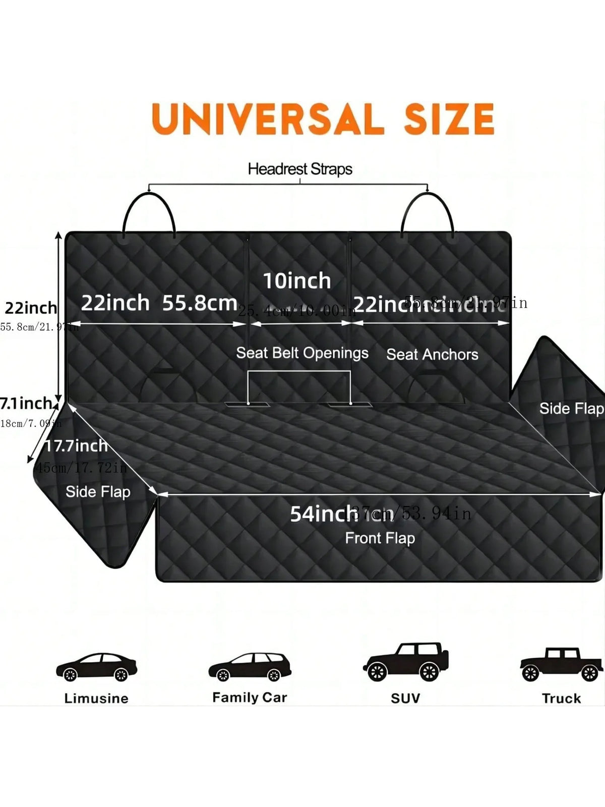 Dog Car Seat Cover – Waterproof Pet Travel Seat Protector