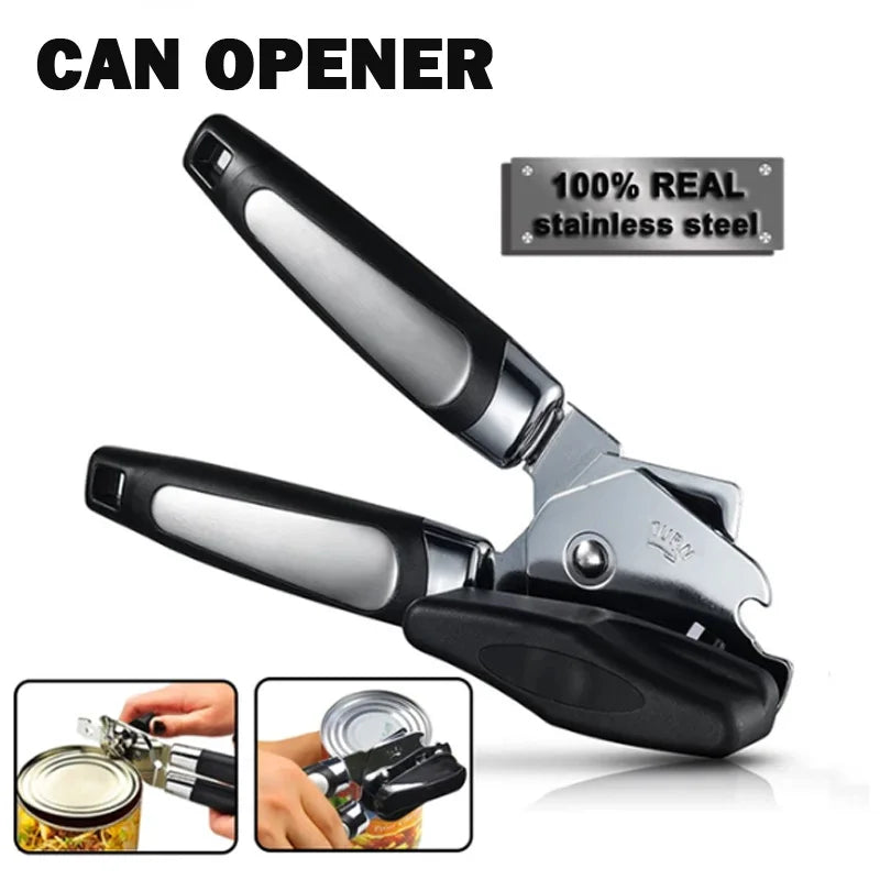 Stainless Steel Multifunctional Can & Bottle Opener