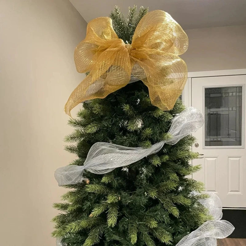 Merry Christmas Decorative Ribbon – Festive Tree & Holiday Décor