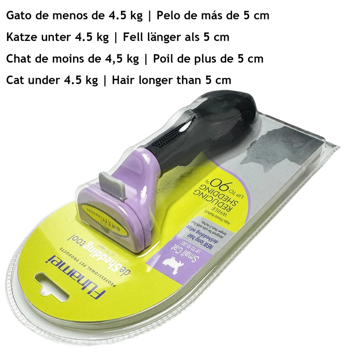 Pet Deshedding & Dematting Brush – Dog & Cat Grooming Tool