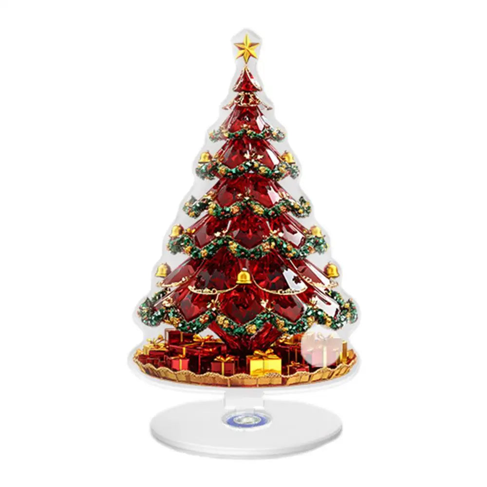 2D Acrylic Carousel Christmas Ornament – Festive Holiday Decoration