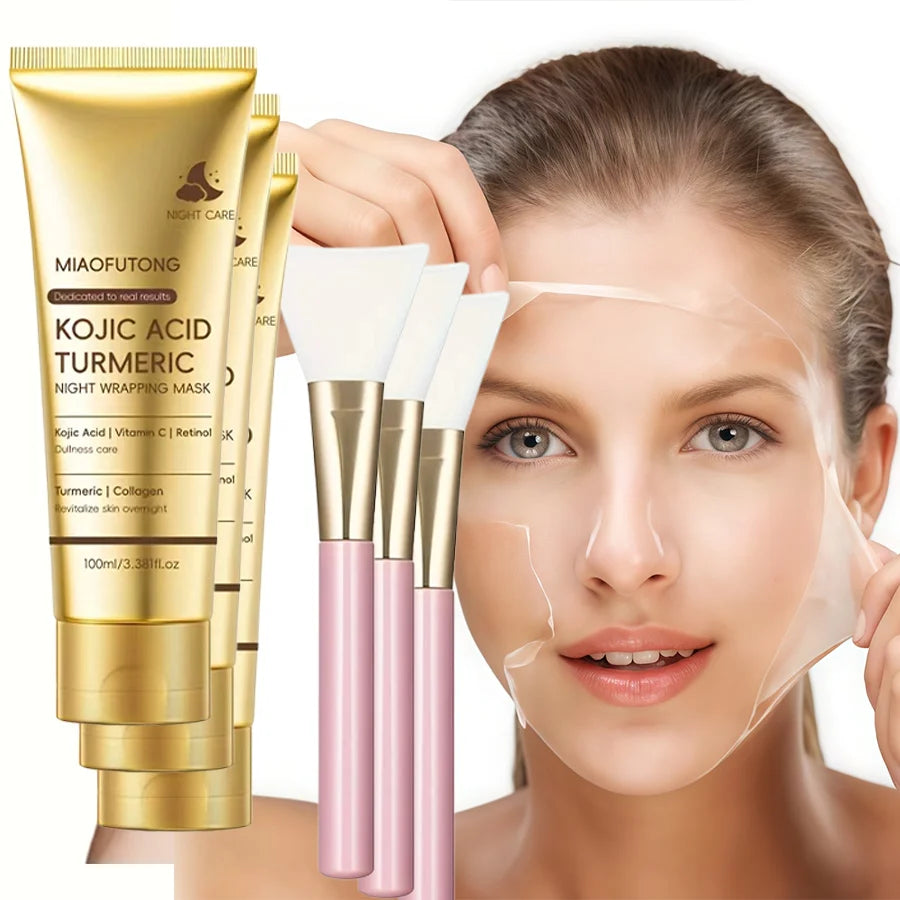 Kojic Acid & Turmeric Overnight Peel-Off Facial Mask